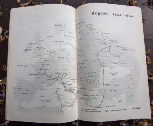 Geert Maks Reiseroute für die Jahre 1942 bis 1944